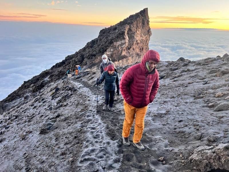 Mount Meru climbing